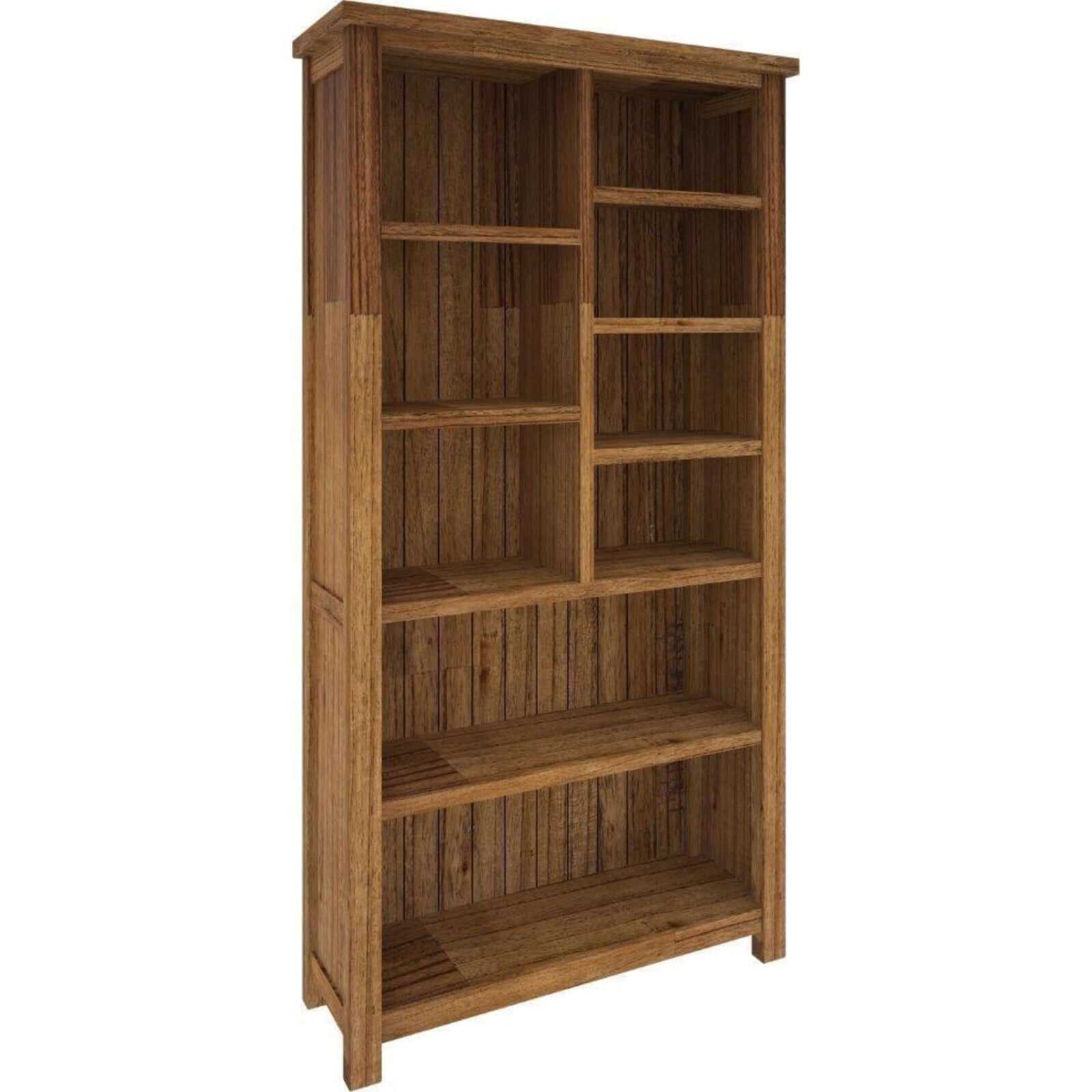 Birdsville Bookshelf Bookcase Display Unit Solid Mt Ash Timber Wood - 