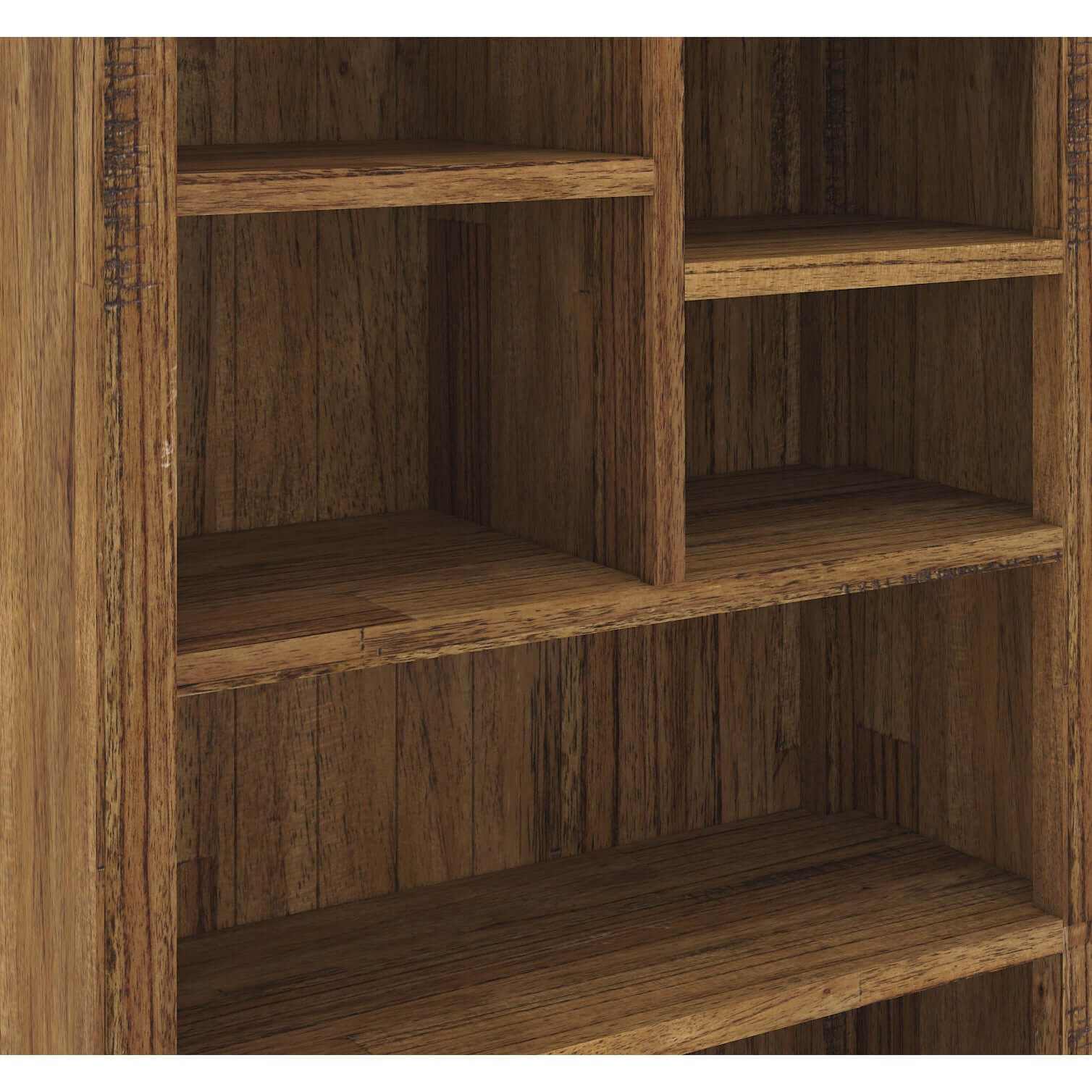 Birdsville Bookshelf Bookcase Display Unit Solid Mt Ash Timber Wood - 