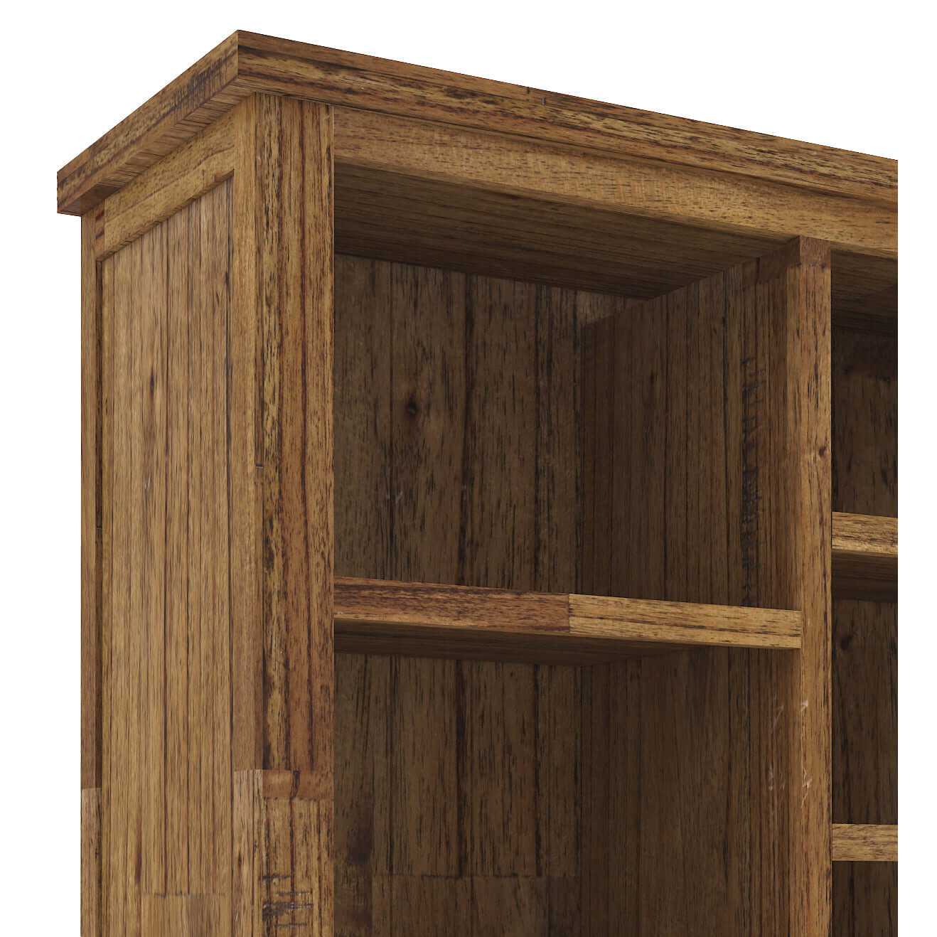 Birdsville Bookshelf Bookcase Display Unit Solid Mt Ash Timber Wood - 