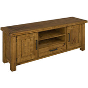 Teasel TV Unit Entertainment Unit 180cm 2 Door - Rustic Oak