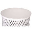 Round Coffee Table White