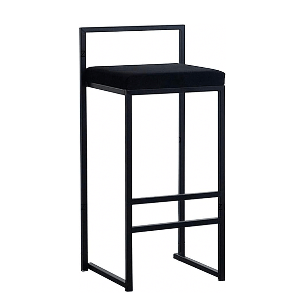 Black Velvet Bar Stool 