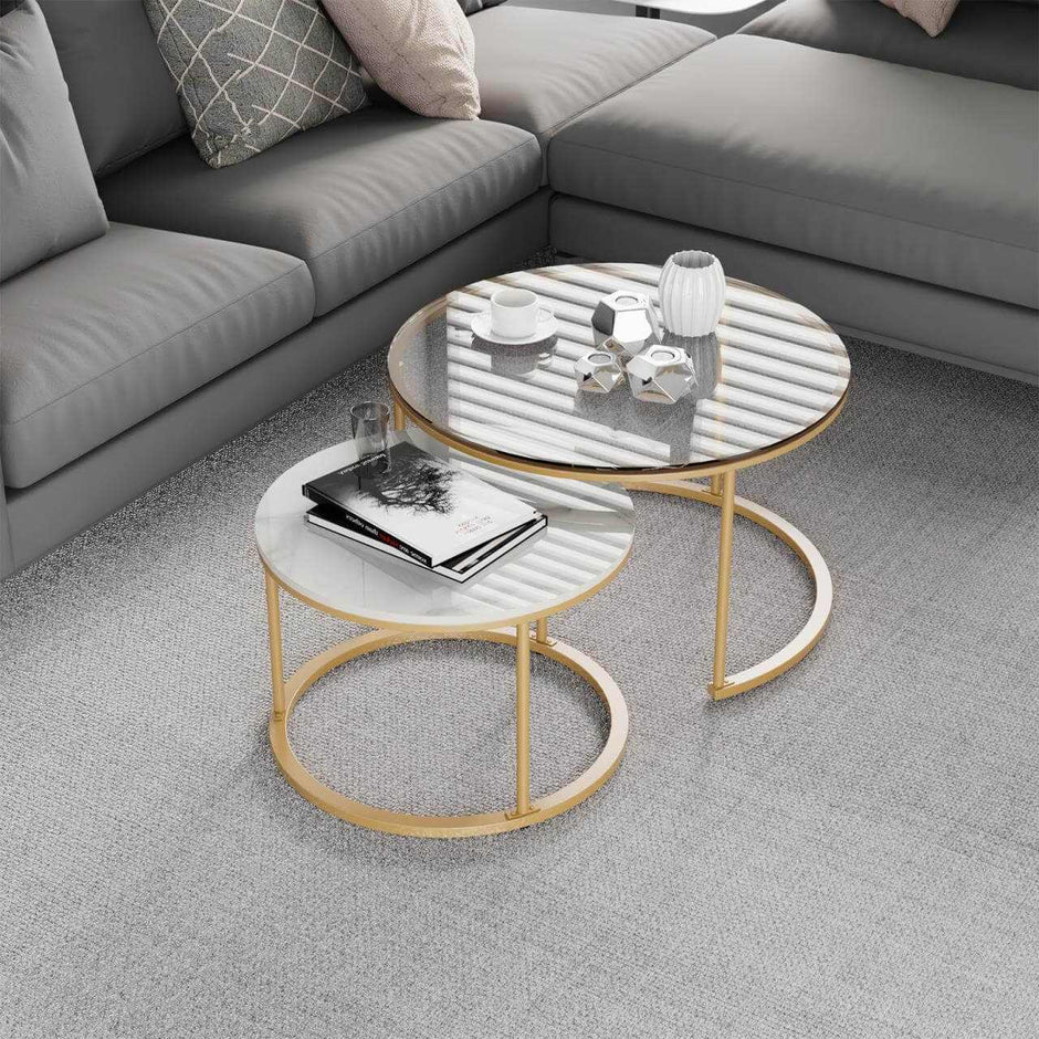 Marble Nested Coffee Table