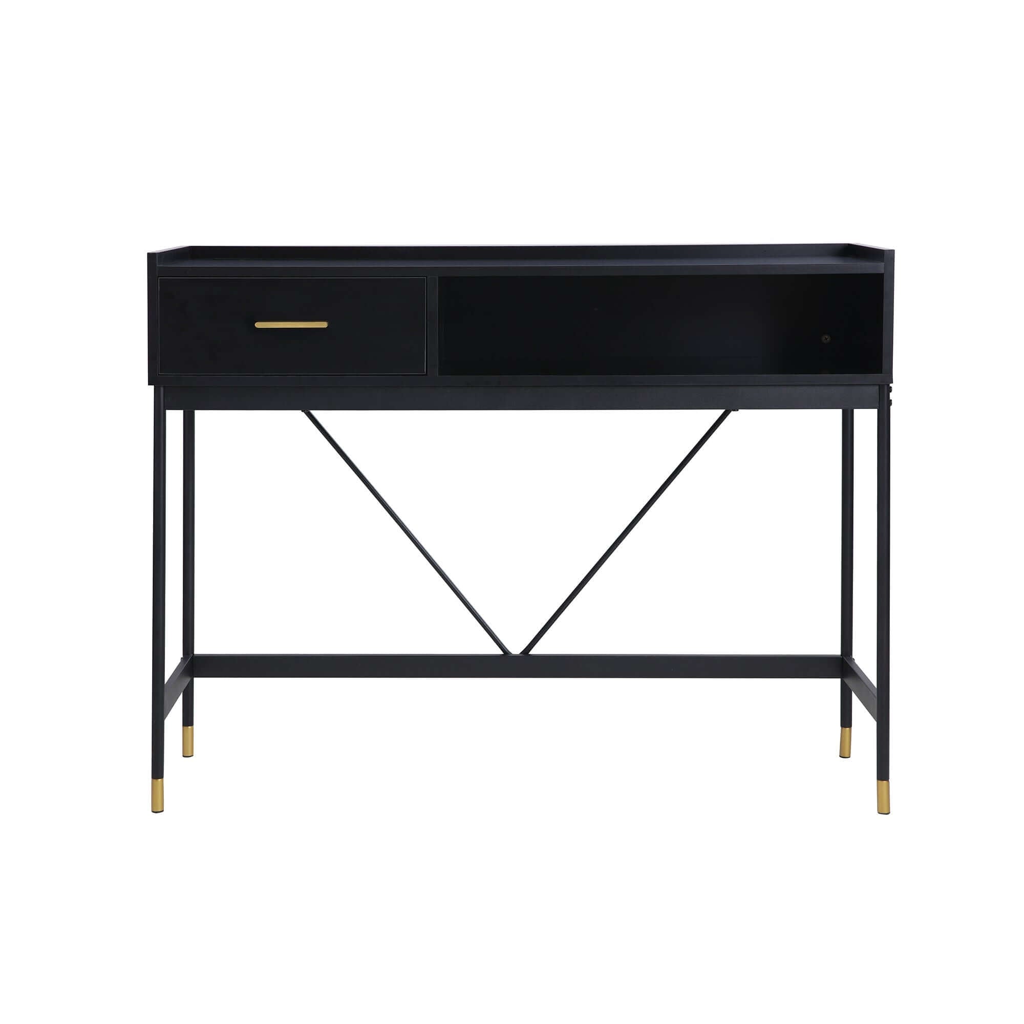 black Console Table