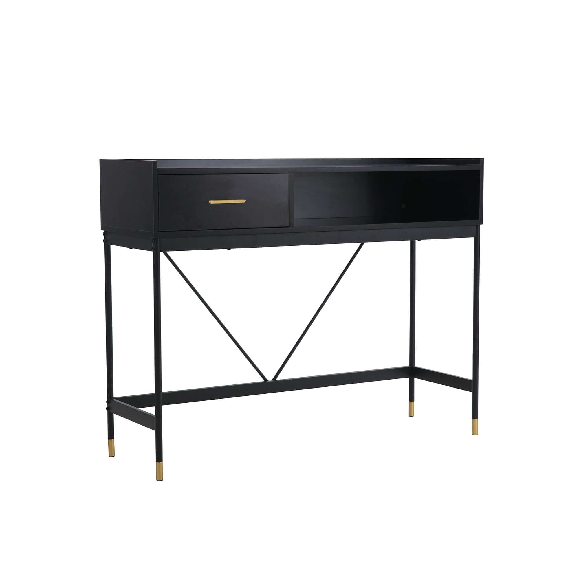 black Console Table