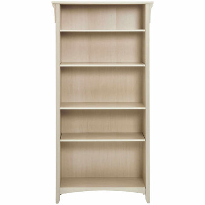 Salinas 5 Shelf Bookcase White