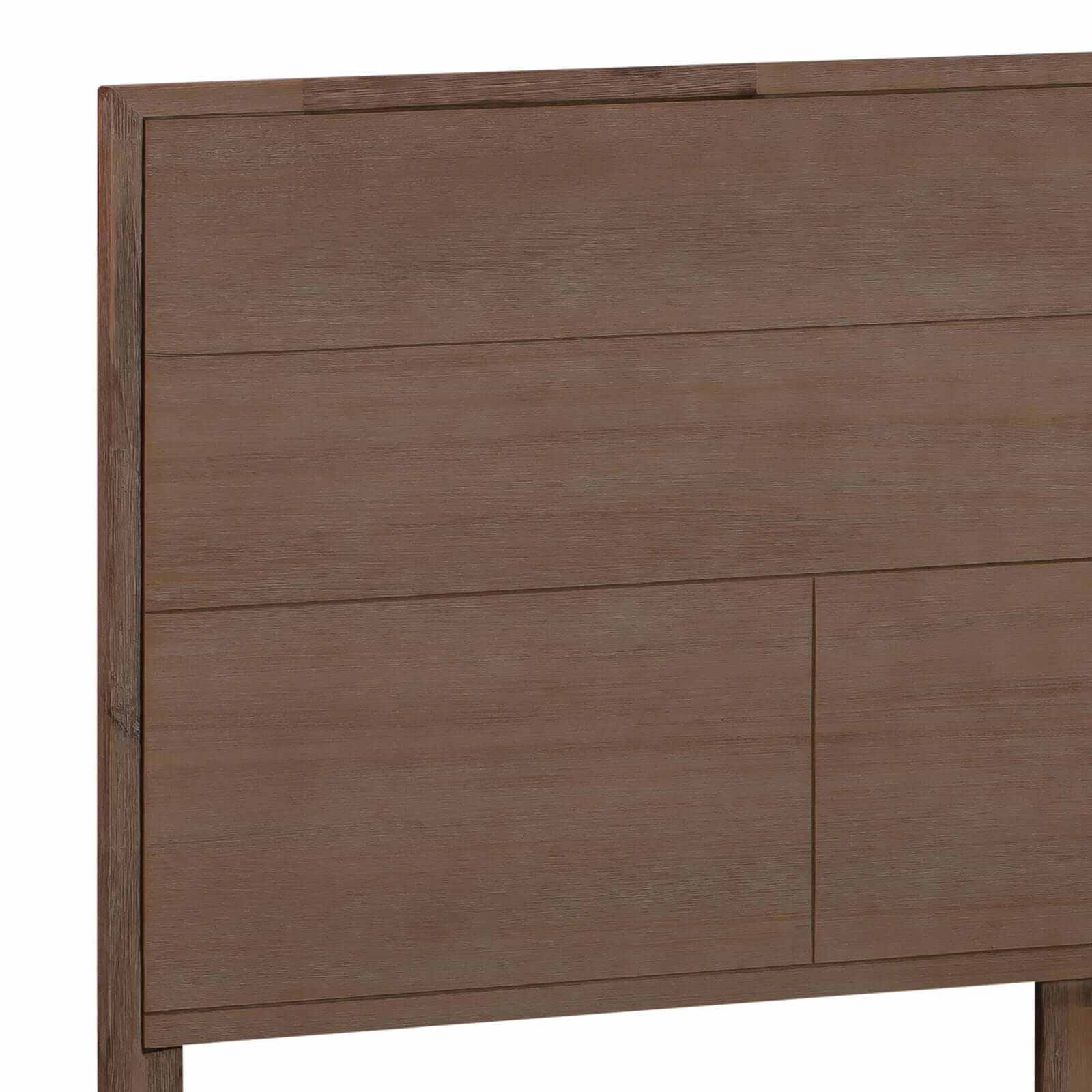 Oak Colour 4 Pieces King Size Bedroom Furniture Set