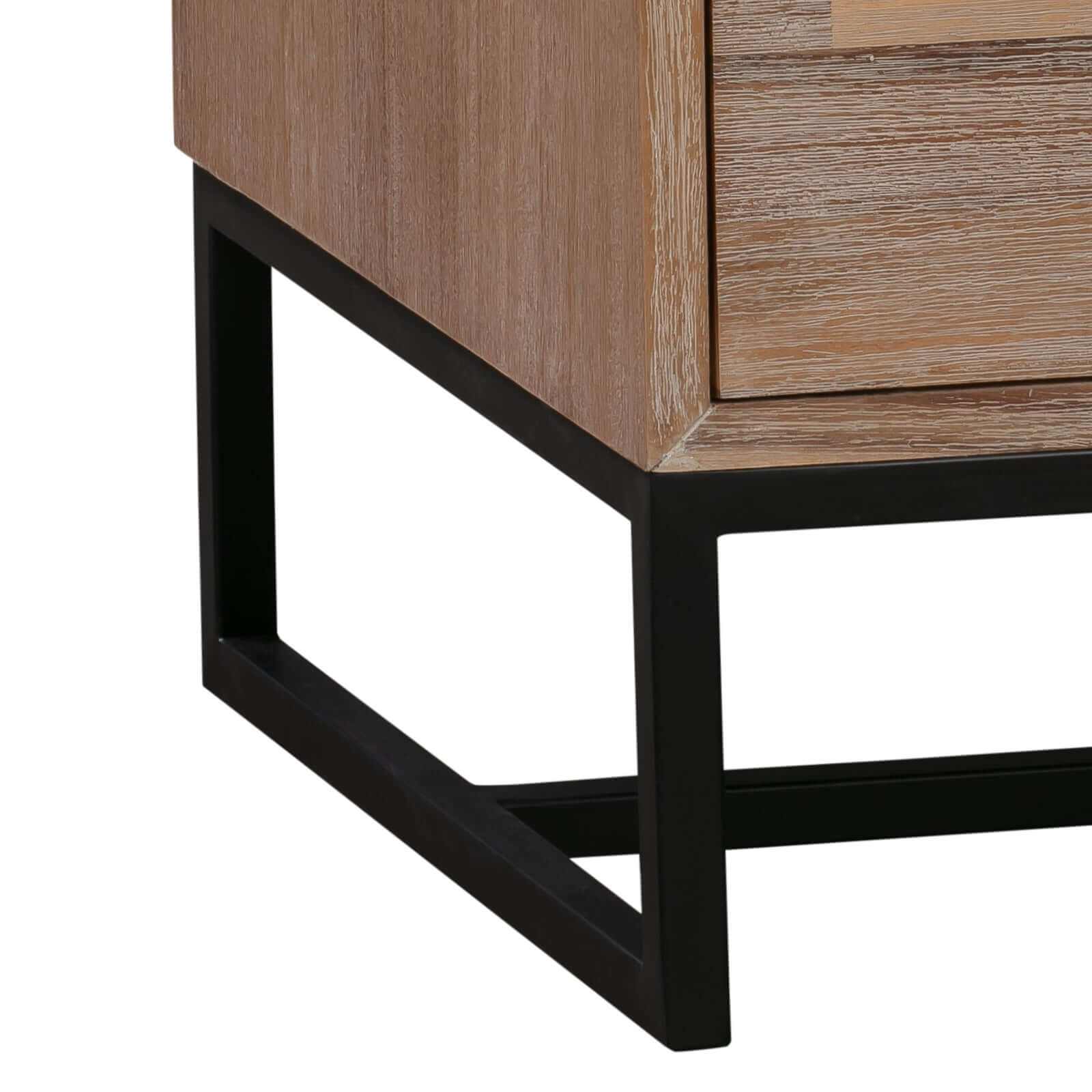 4 Pieces Queen Size Premium Bedroom Set - Oak Colour