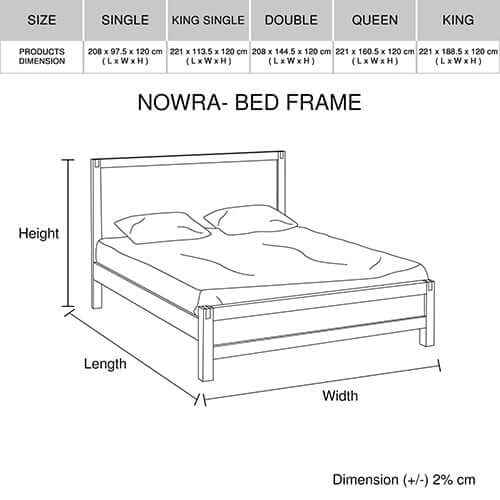 King Single Bed and bedroom furniture