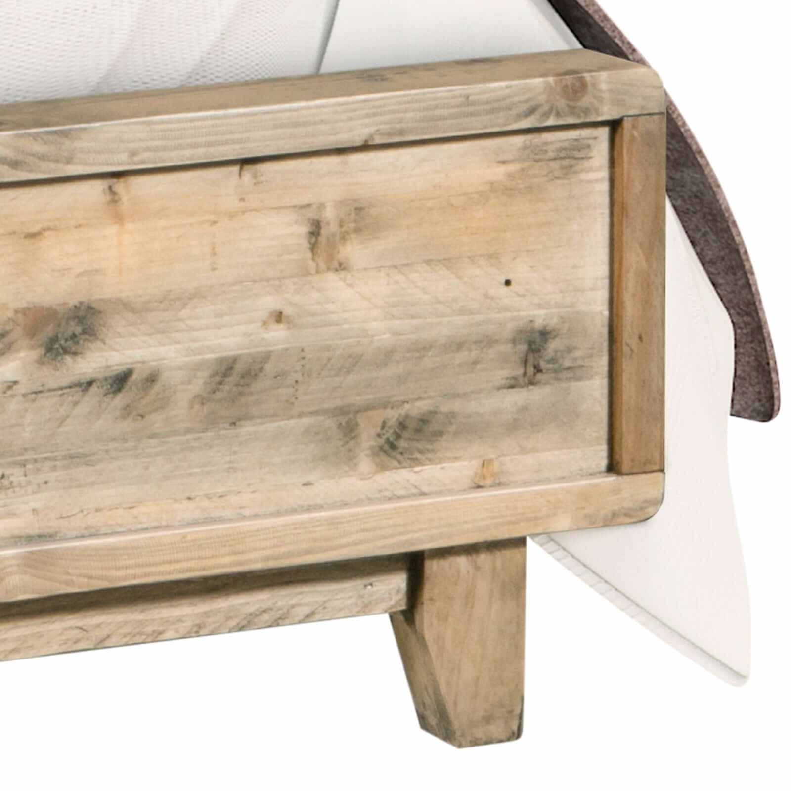 4 Pieces Queen Size Solid Wood Bed and Bedroom Set