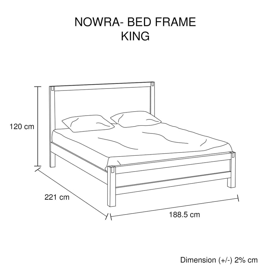 King Size Wood Bed Frame 