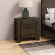 dark brown nightstand