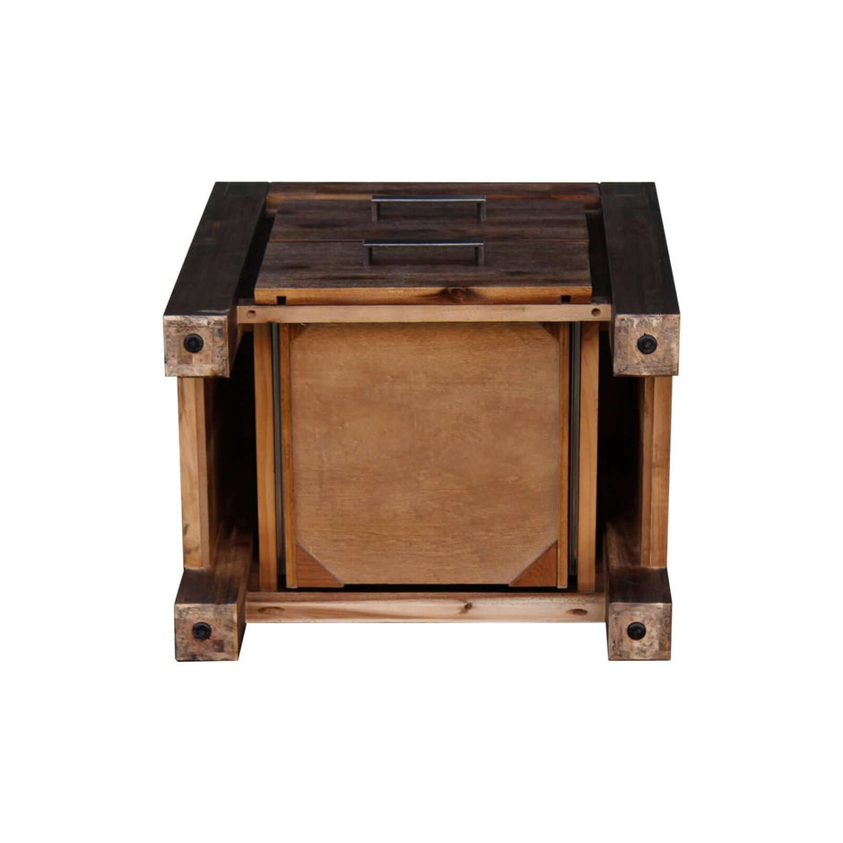 dark brown nightstand