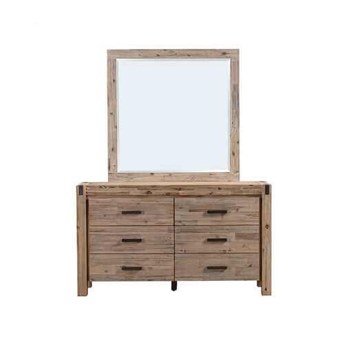 Drawers chest with mirror