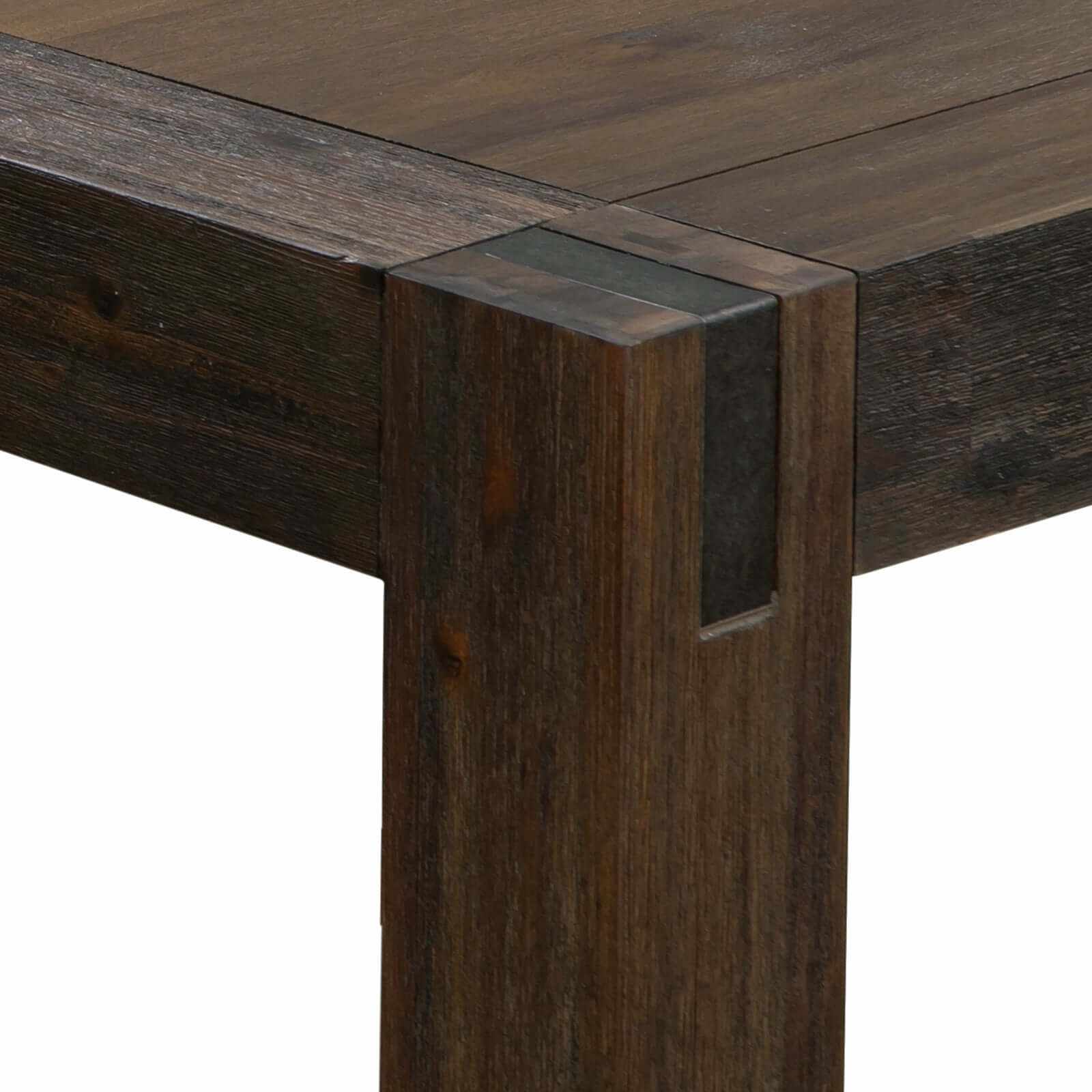 7 Pieces Dining Suite 180cm Dining Table & 6X Chairs in Chocolate Colo