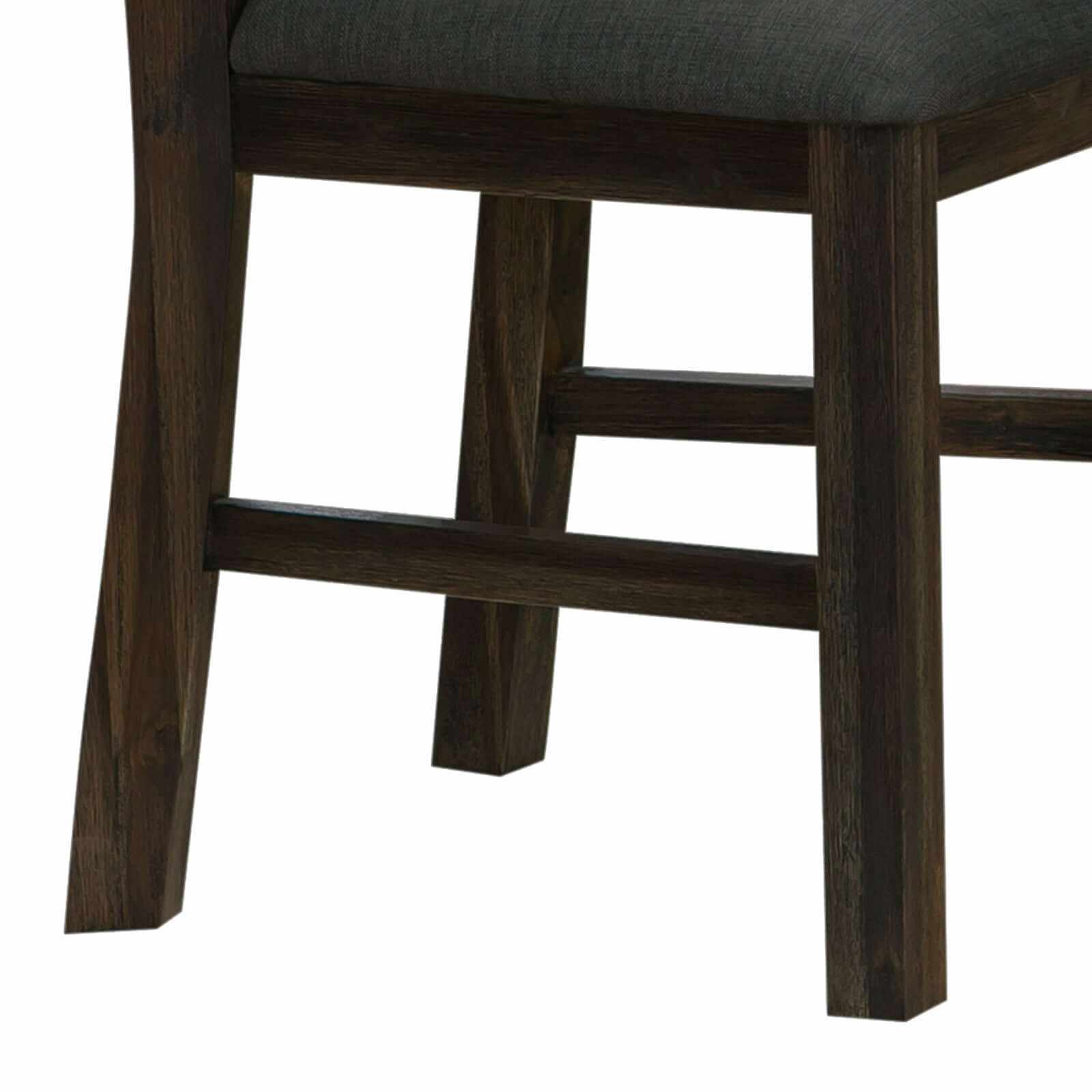 Large 210cm 9 Pieces Dining Room Table With 8 Chairs in Chocolate Colo