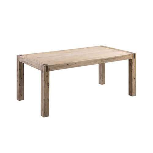 Solid and Veneered Acacia Large Size Oak Dining Table