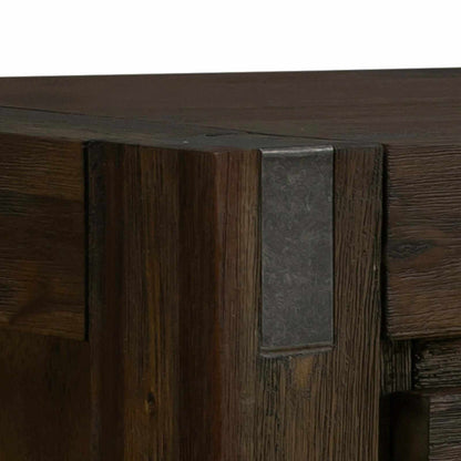 Solid Acacia Wood Hall Table in Chocolate Colour