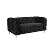 black velvet Sofa set 