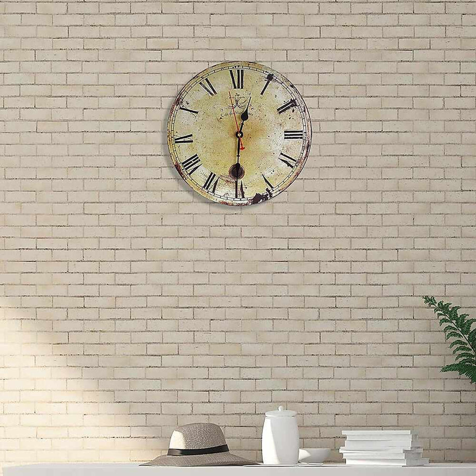 Large Vintage Wall Clock 