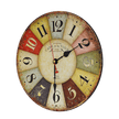 Large Colourful Wall Clock 