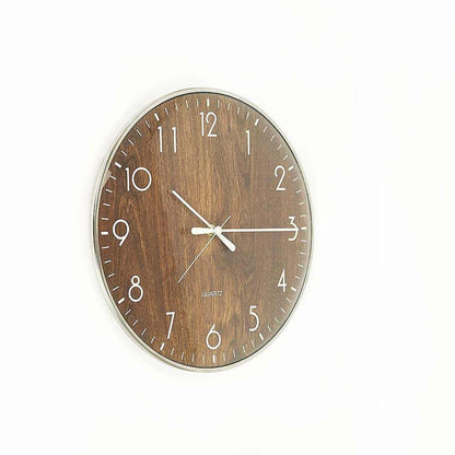 14-inch Round Wall Clock Silent Non-Ticking Quartz Battery Operated Wo