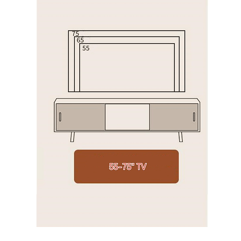 TV Cabinet Entertainment Unit Stand Storage