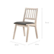 white washed dining Chair 