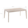 Rubberwood Dining Table 