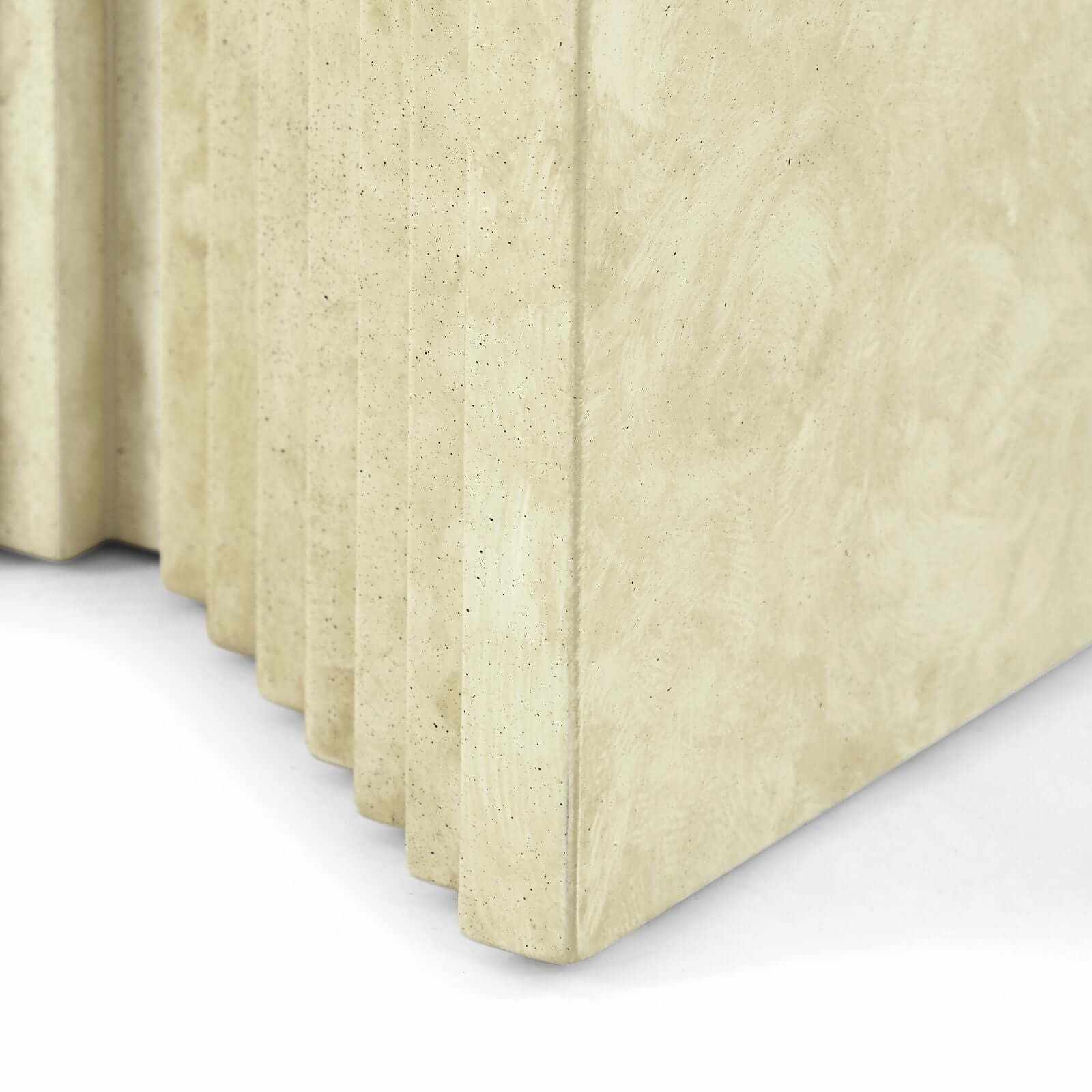 Alba Stone Effect Side Table