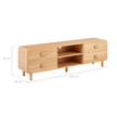 wooden tv unit