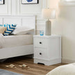 White Coastal Bedside Table