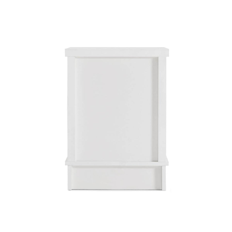 White Coastal Bedside Table