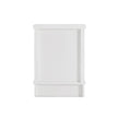 White Coastal Bedside Table