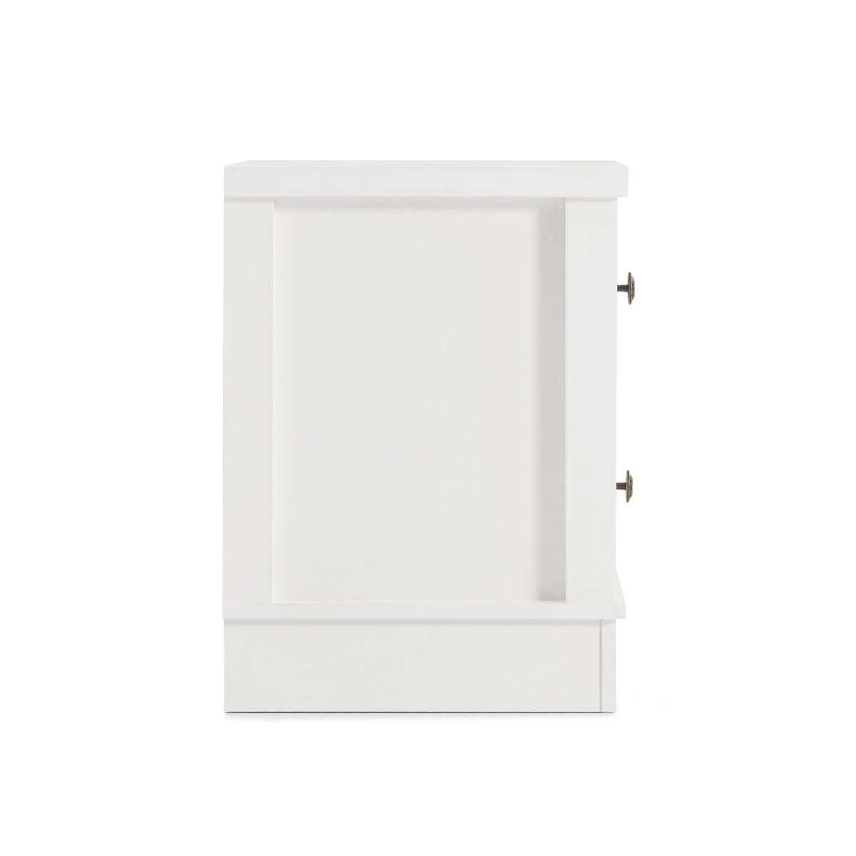 Margaux White Coastal Bedside Table