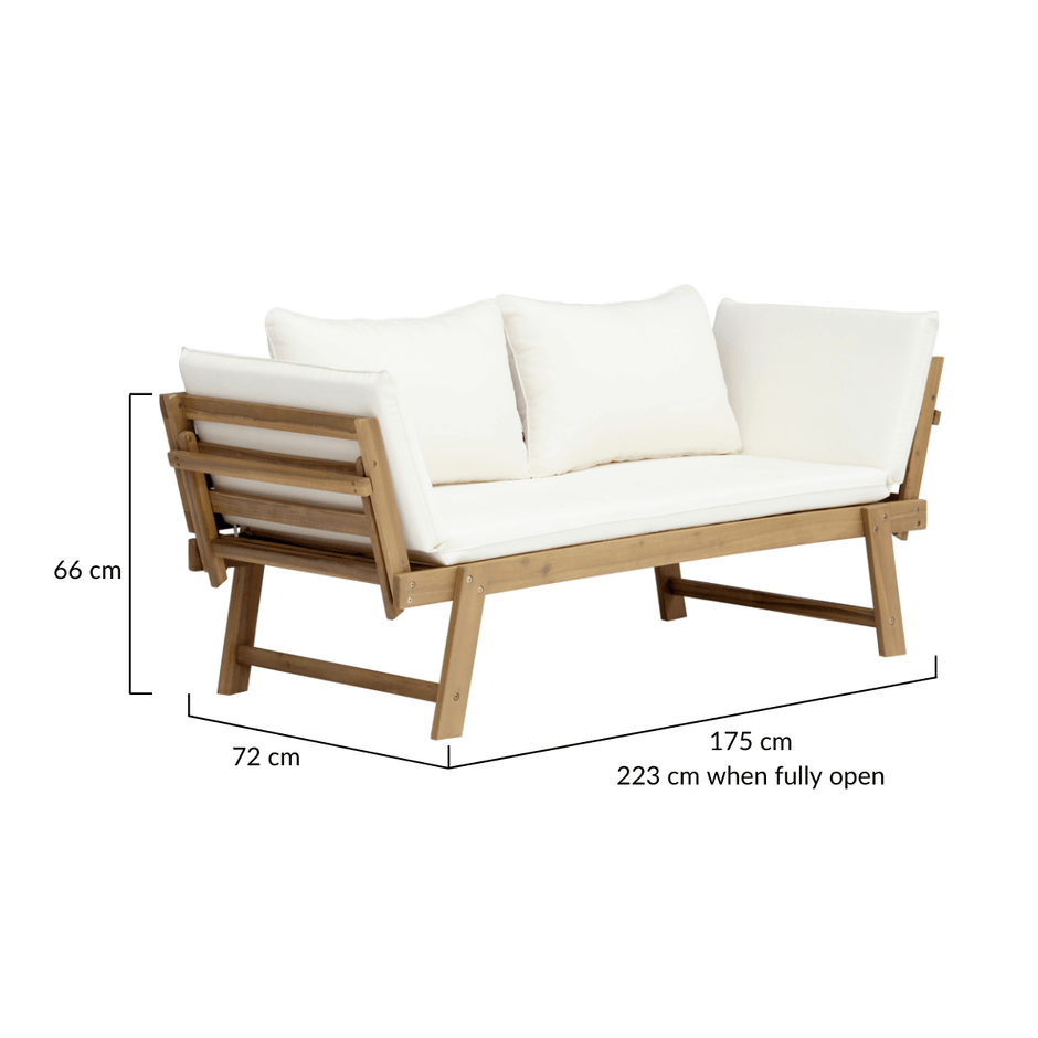 Wooden Outdoor Day Bed