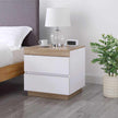 White Wooden Bedside Table