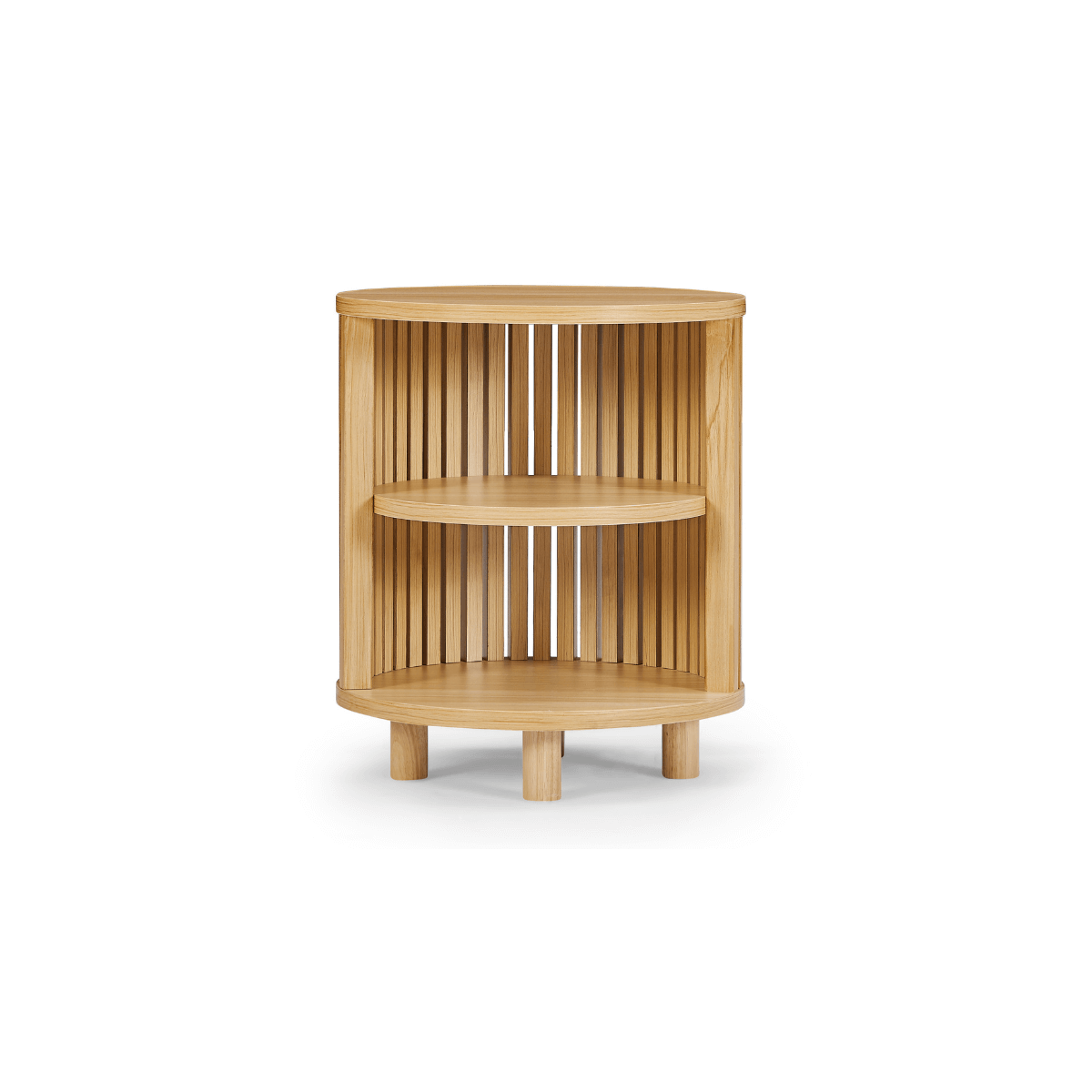 Henley Round Wood Side Table