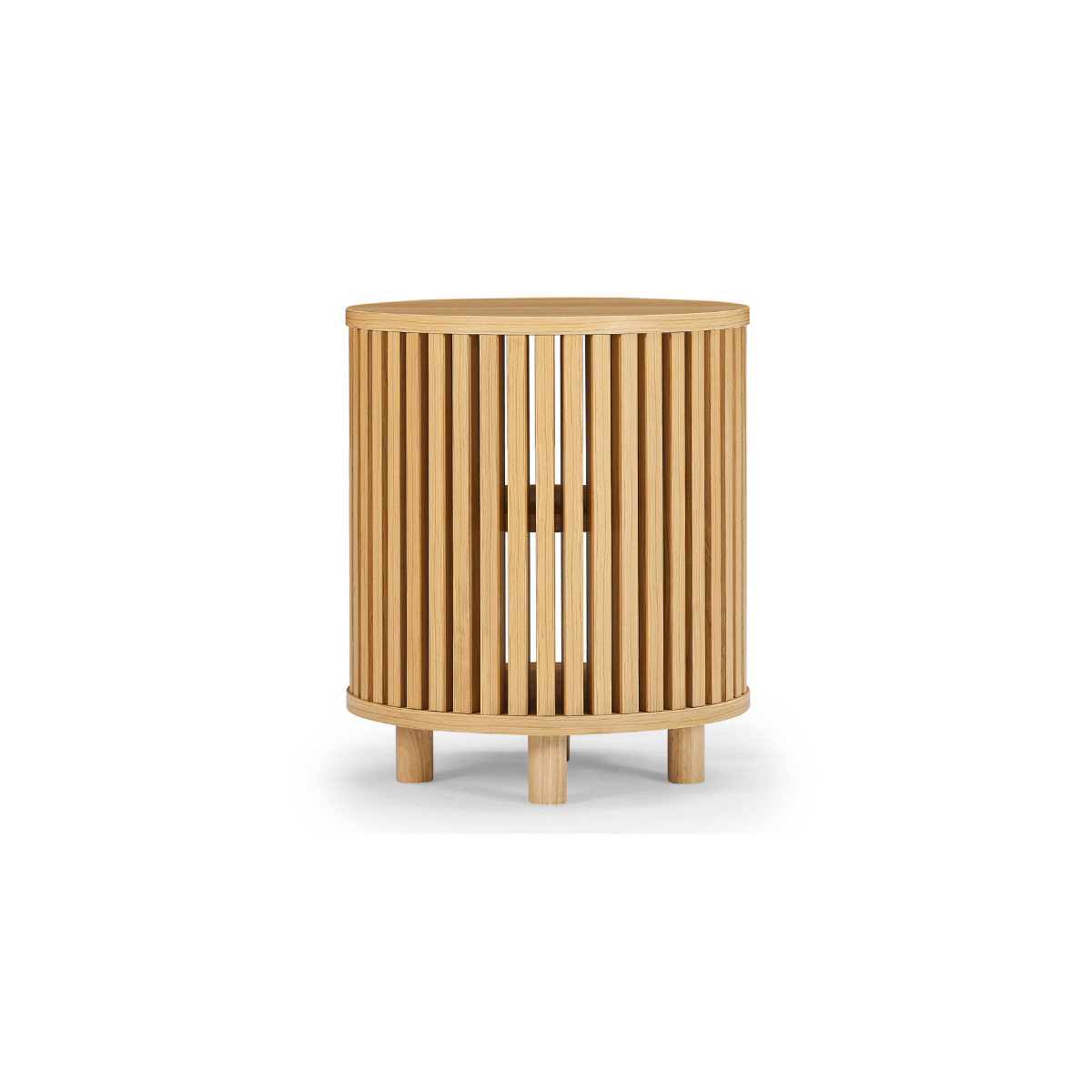 Henley Round Wood Side Table