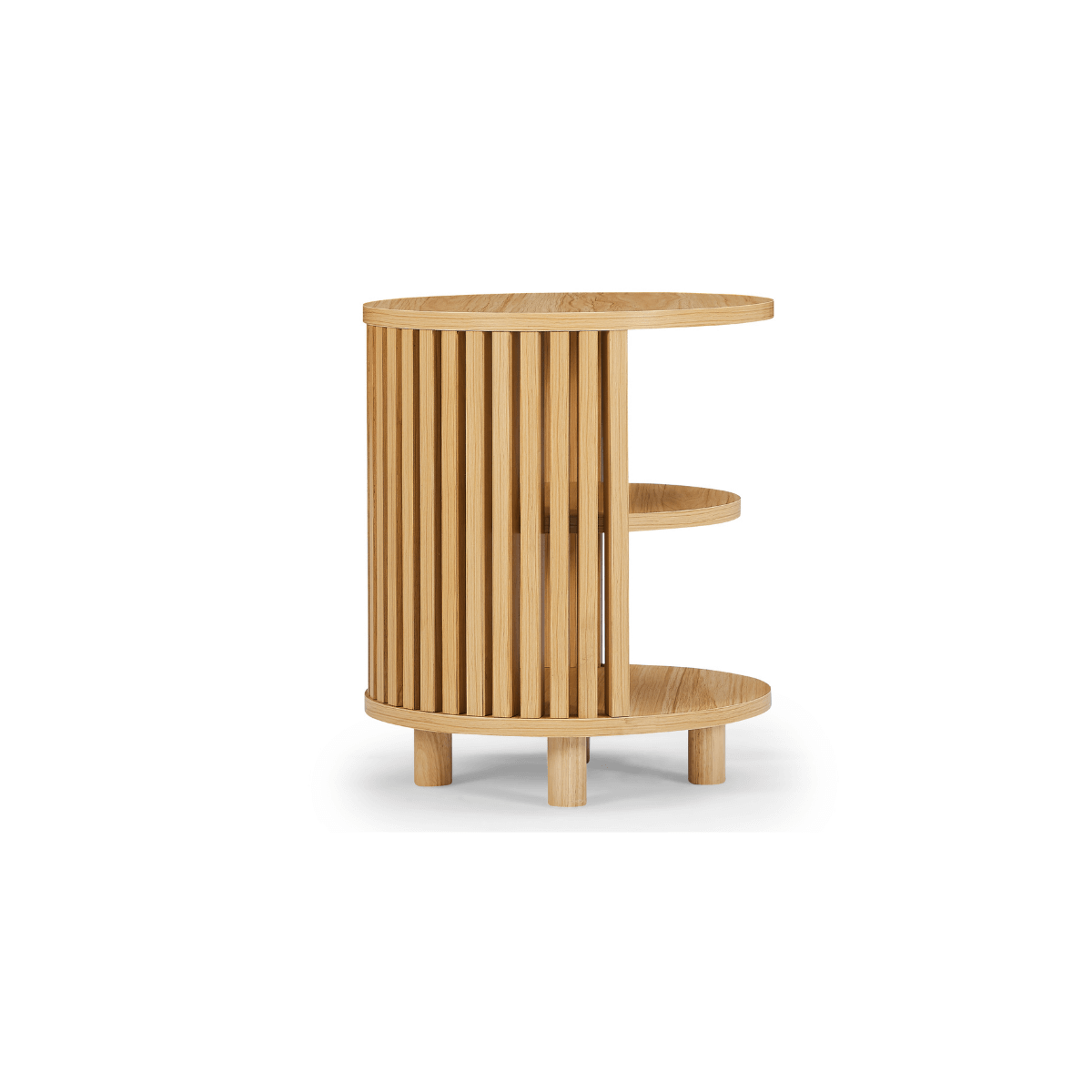 Henley Round Wood Side Table