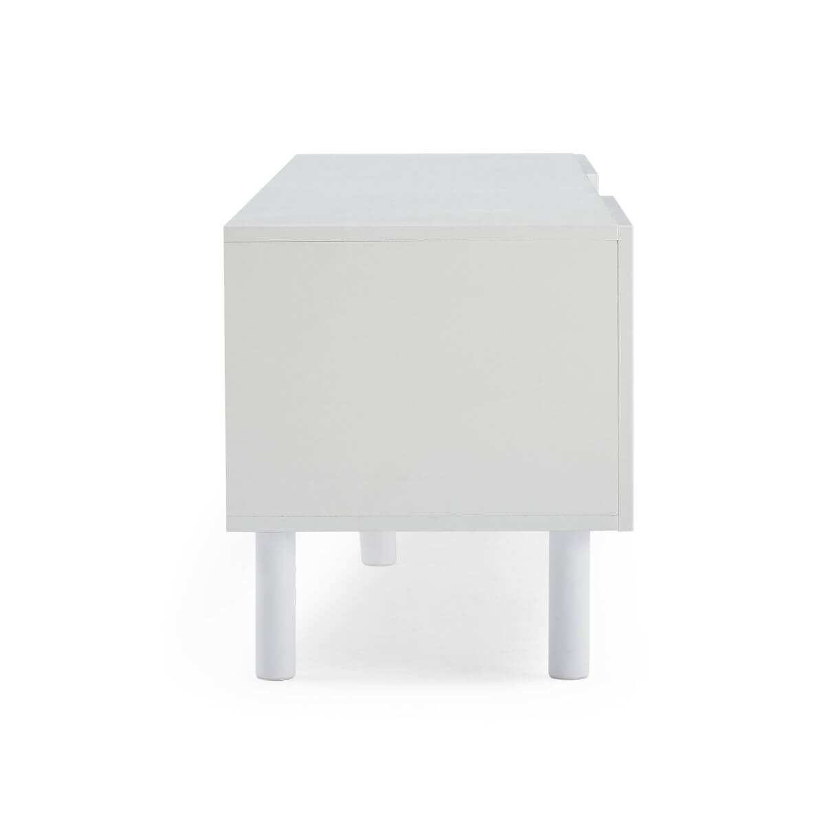 Kailua Rattan TV Stand in White - 160CM