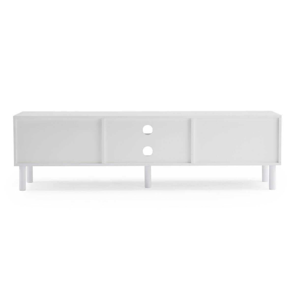Kailua Rattan TV Stand in White - 160CM