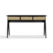 black rattan desk