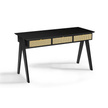 black rattan desk