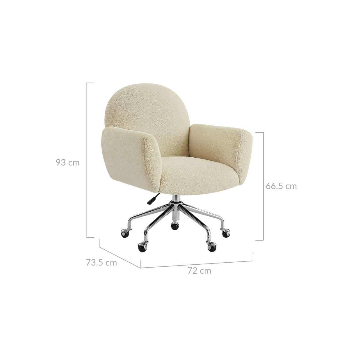 Lacey Fabric Office Chair