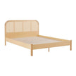 rattan bed frame king