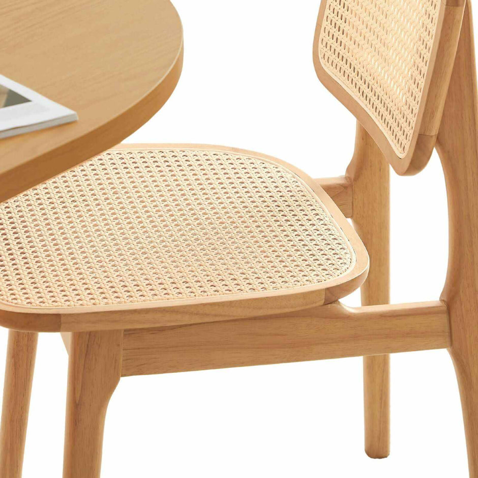 wooden Rattan Chair 