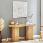 Tate Mid Century Console Table - Natural
