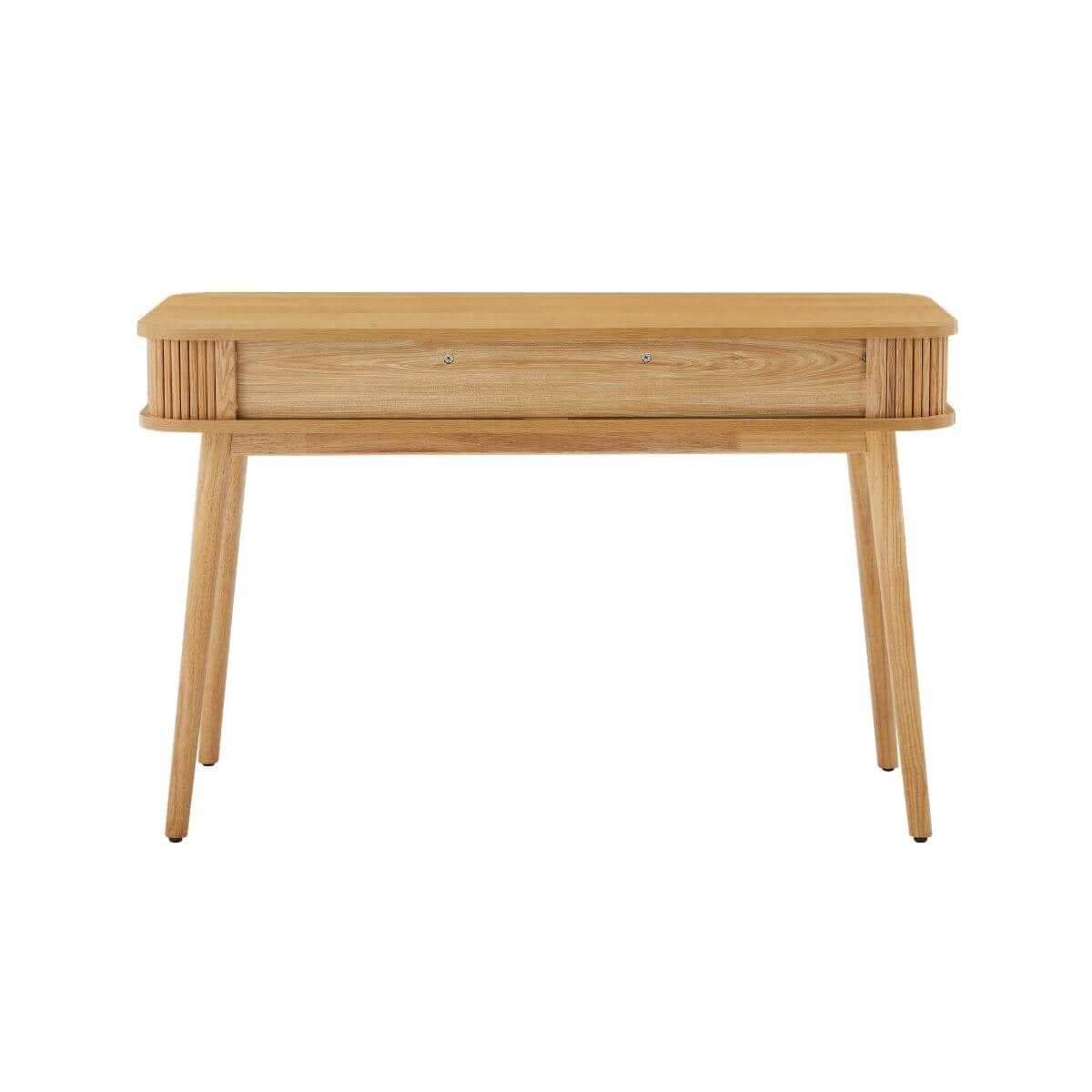Tate Column Mid Century Modern Office Desk in Natural