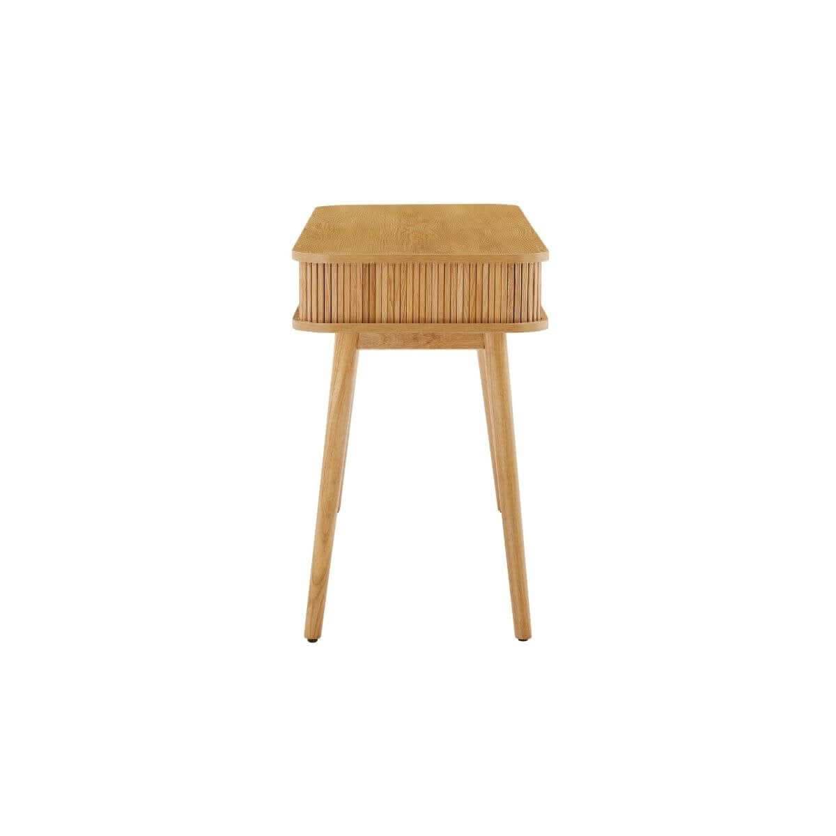 Tate Column Mid Century Modern Office Desk in Natural